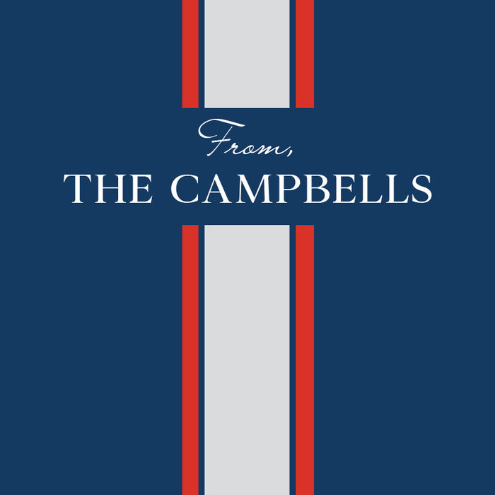 Patriotic Crosby (Nautical + Pewter + Poppy)
