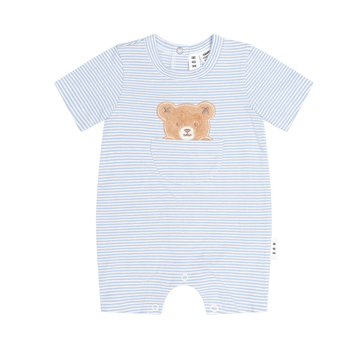 Peekaboo Hux Stripe Bodysuit