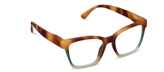 Peepers - Birdie (Blue Light): Blonde Tortoise Colorblock / Reading / 3.00