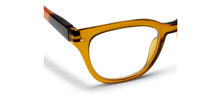 Peepers - Lenora (Blue Light): Fog/Chai Tortoise / Reading / 1.75