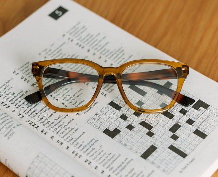 Peepers - Lenora (Blue Light): Fog/Chai Tortoise / Reading / 3.00