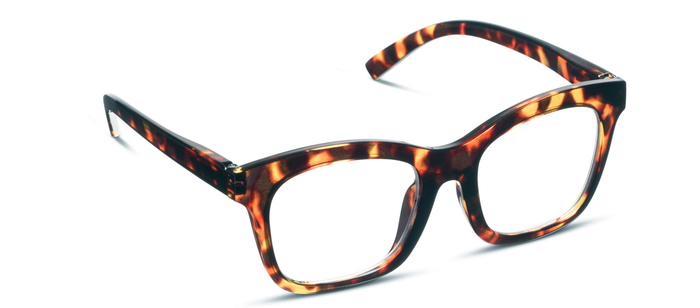 Peepers - To the Maximalist (Blue Light): Coffee/Clear Glitter / Reading / 1.75