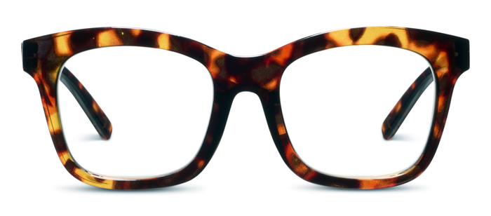 Peepers - To the Maximalist (Blue Light): Coffee/Clear Glitter / Reading / 1.75