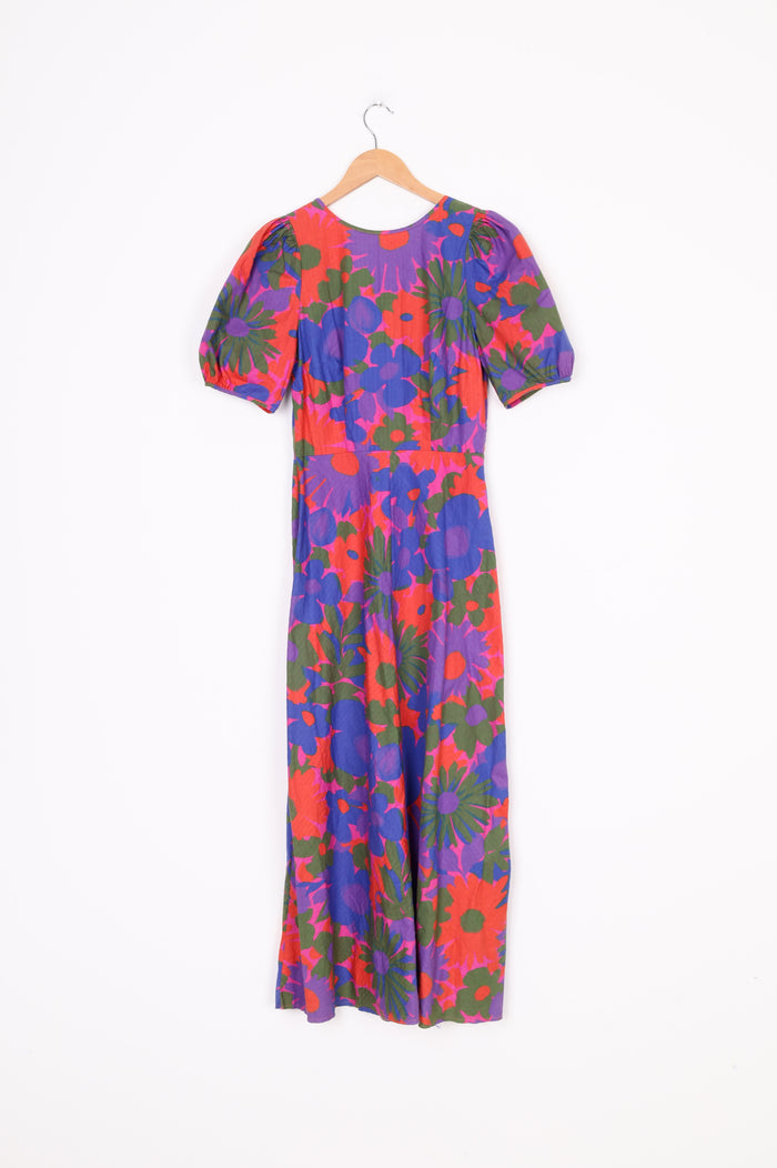 Penny Sage Womens Purple Dress Size 8