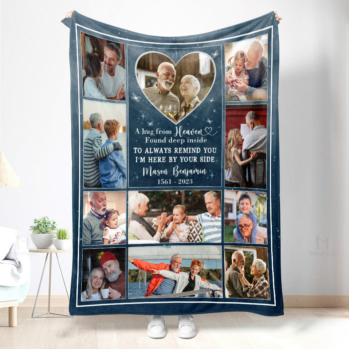 personalized memorial blanket