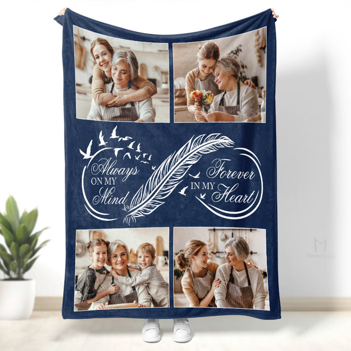 personalized memorial blankets