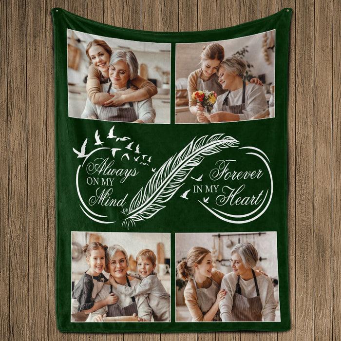 personalized memorial blankets