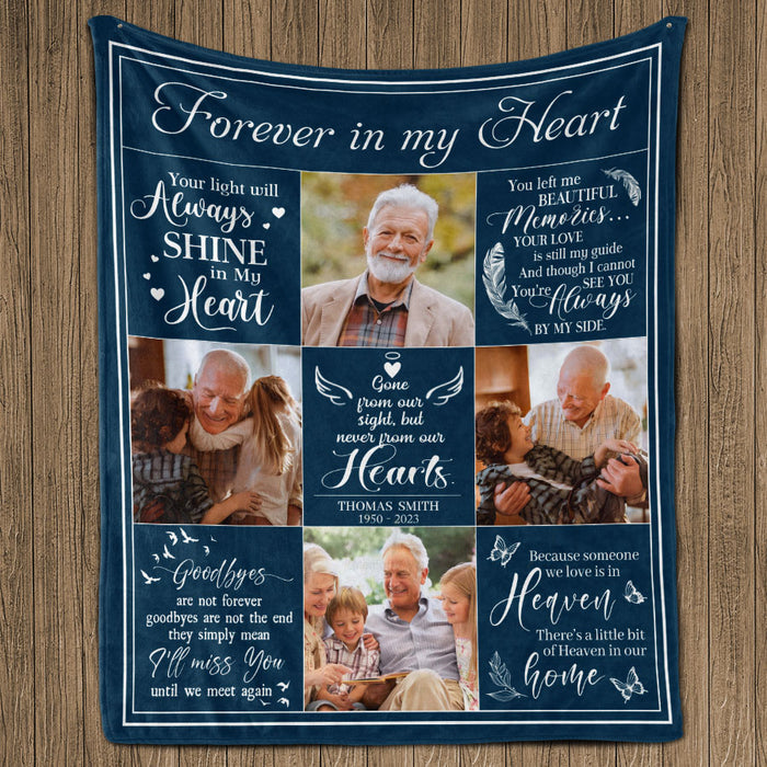 personalized sympathy blankets