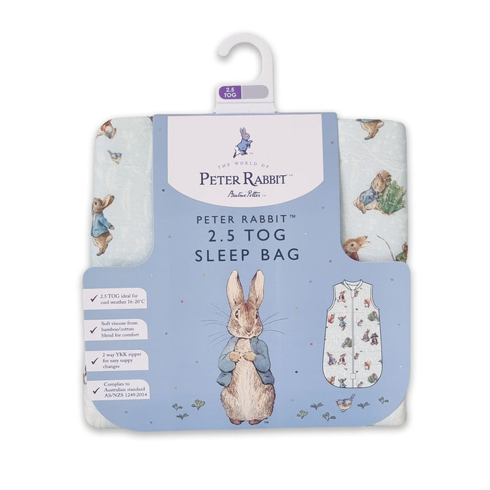 Peter Rabbit & Benjamin Bunny 2.5 TOG Sleep Bag - Bubba Blue Australia