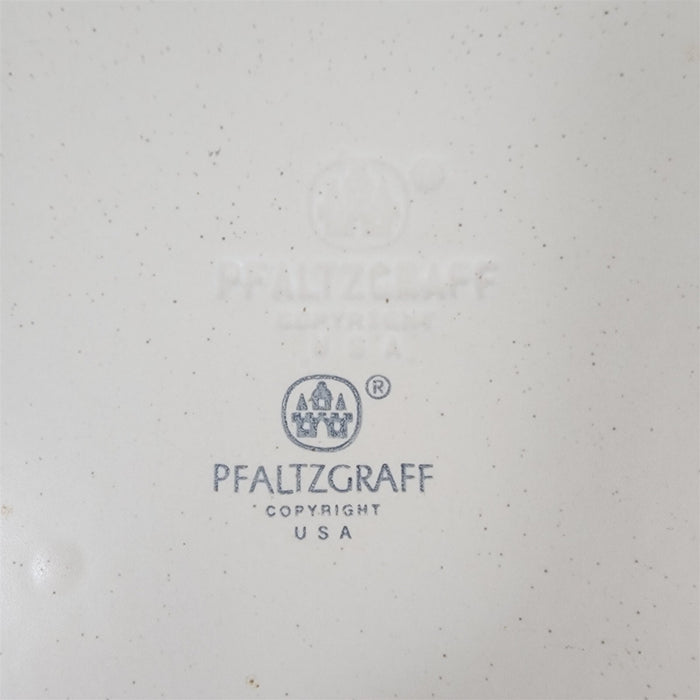 Pfaltzgraff Remembrance Set of 4 Dinner Plate Pink Peach White Flowers Stoneware