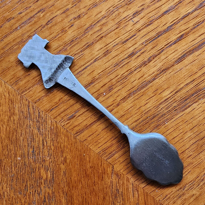 Philadelphia Liberty Bell Collectible Travel Souvenir Spoon 4" Pewter Colonial