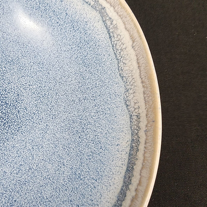 Pier 1 Imports Shoreline Blue Cereal Soup Bowl Set of 2 Stoneware Dishware