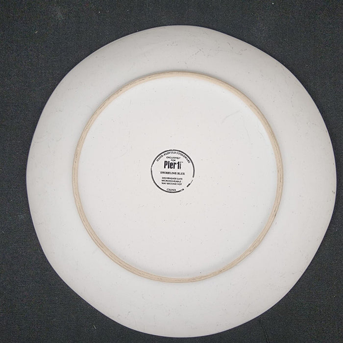 Pier 1 Imports Shoreline Blue Salad Plate Stoneware Dishware Tableware