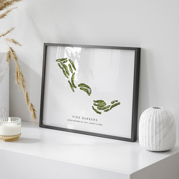 Pine Barrens | Golf Course Print | On+Table