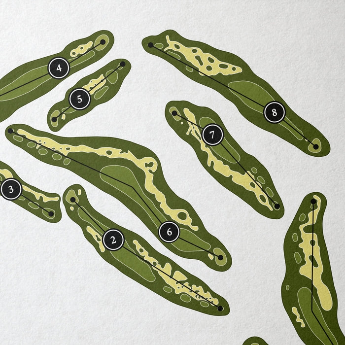 Pine Barrens | Golf Course Print | Close+Up
