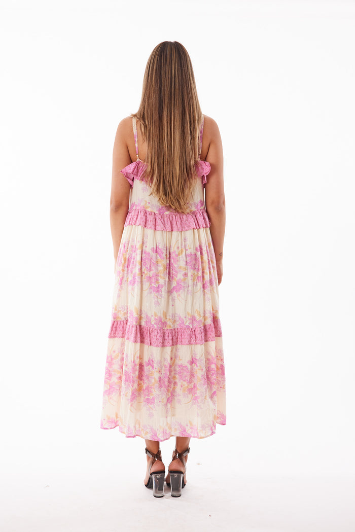 Pink lurex dress