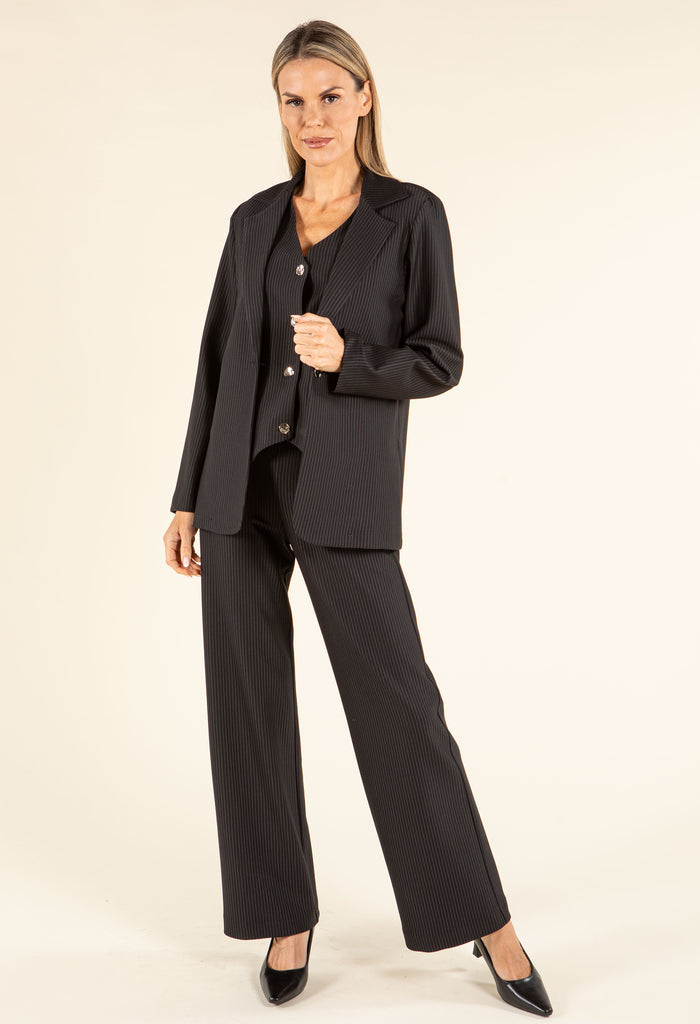 Pinstripe Blazer