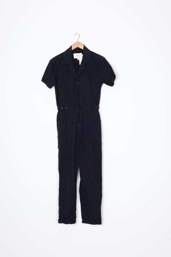 Pistola Womens Black Jumpsuit Size S