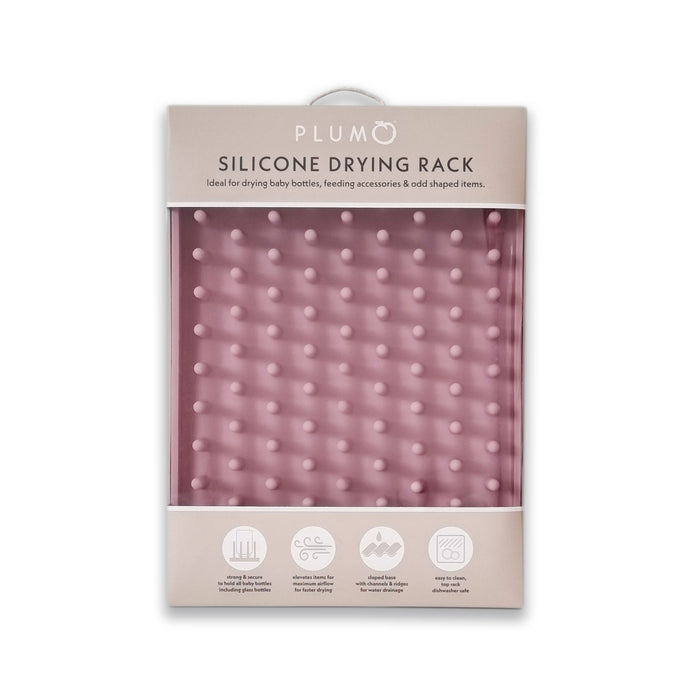 PLUM Hedgehog Silicone Drying Rack - Dusty Berry - Bubba Blue Australia