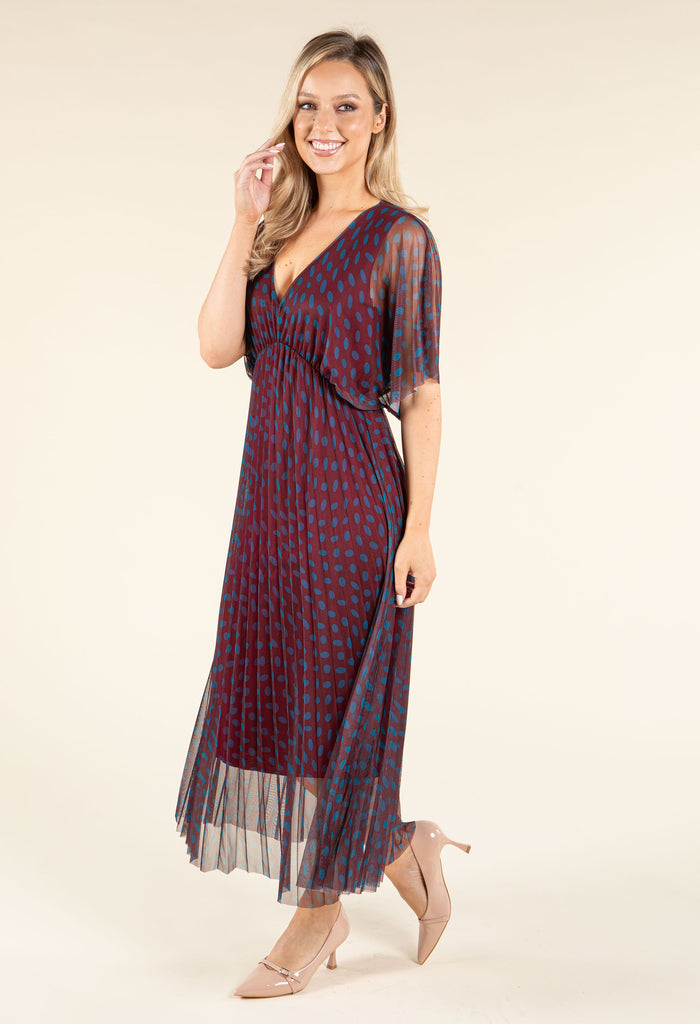Polka Dot Mesh Dress