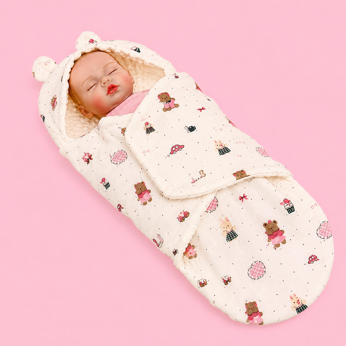 Premium Baby Swaddle Wrapper | Bear
