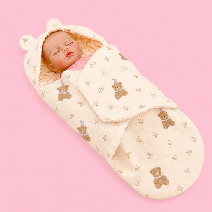 Premium Baby Swaddle Wrapper | Leaf