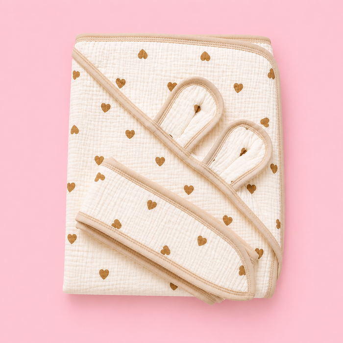 Premium Muslin Baby Wrapper | Love