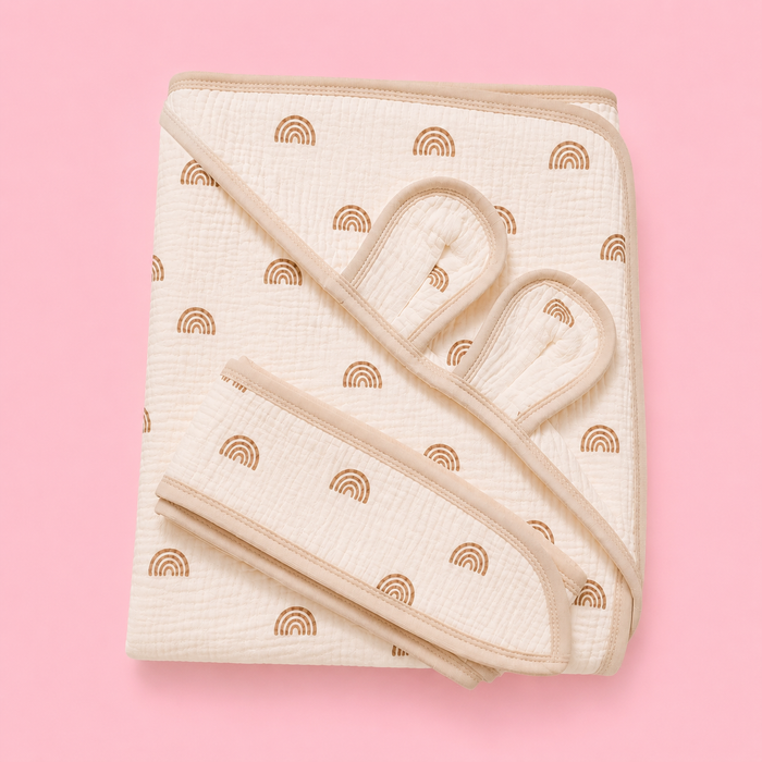 Premium Muslin Baby Wrapper | Rainbow