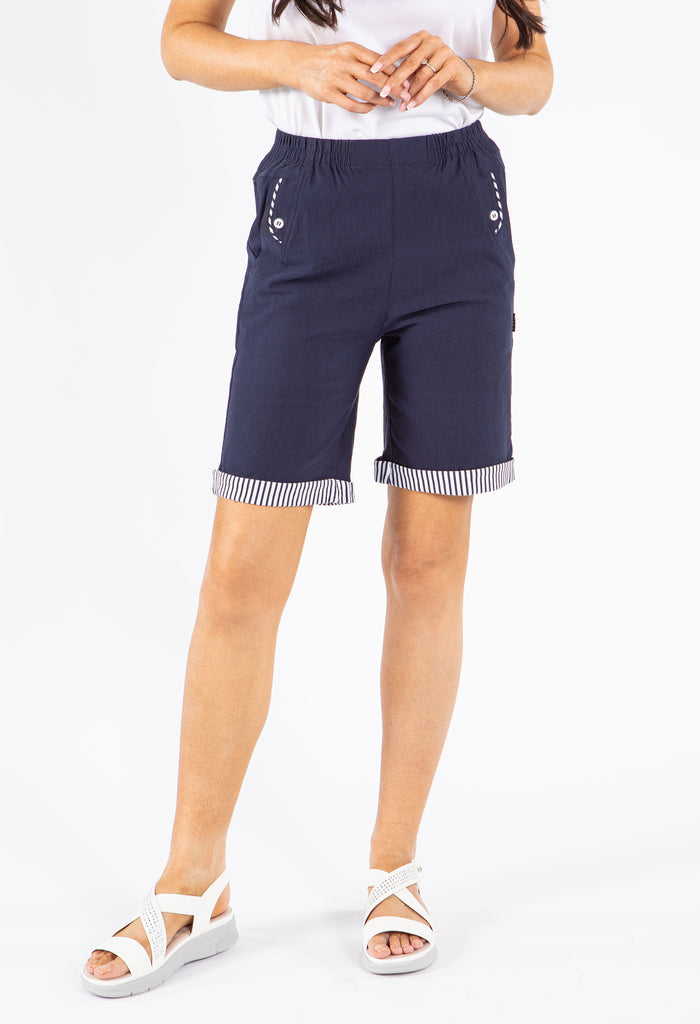 Pull On Bermuda Shorts