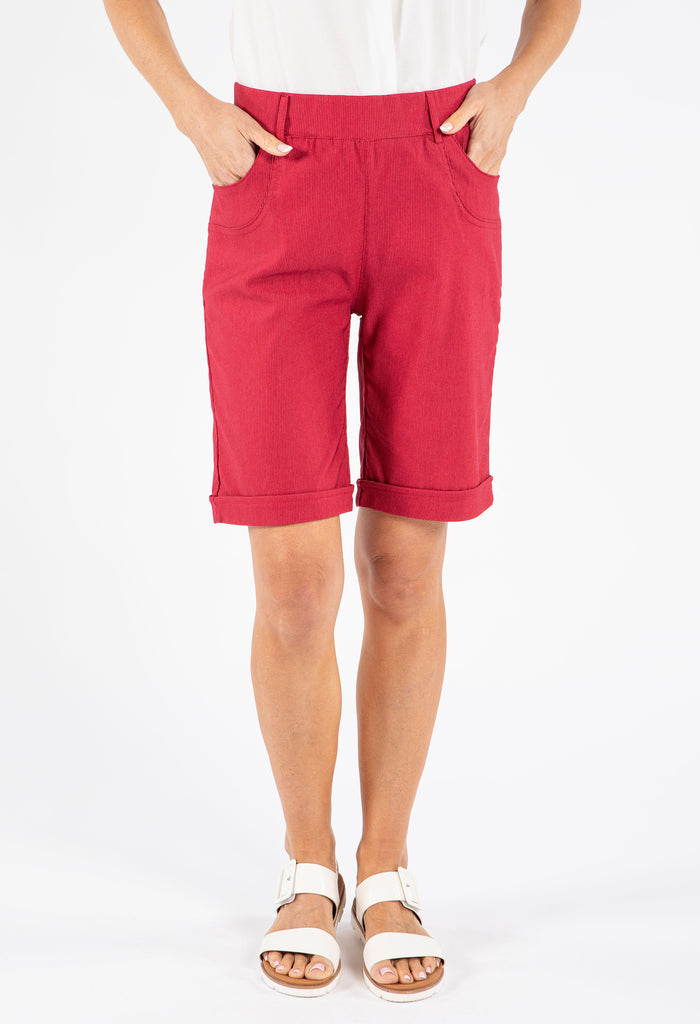 Pull On Light Stripe Shorts