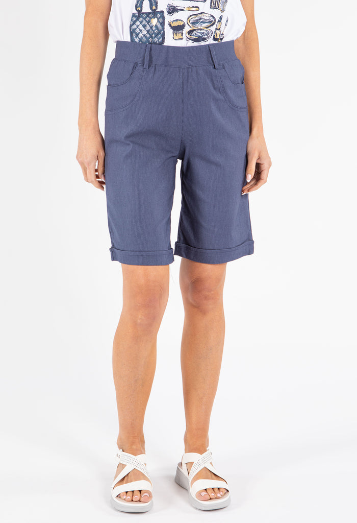 Pull On Light Stripe Shorts