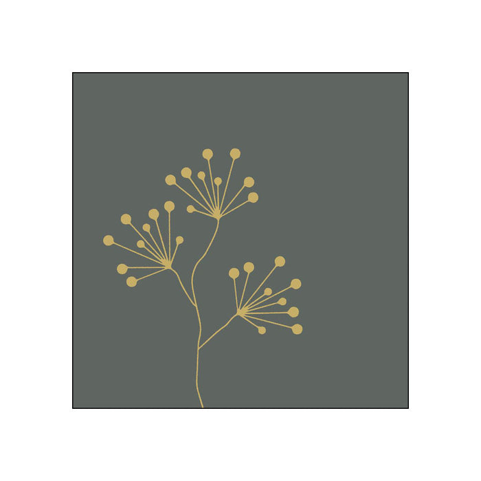 Pure Gold Berries, anthracite • Beverage Napkins