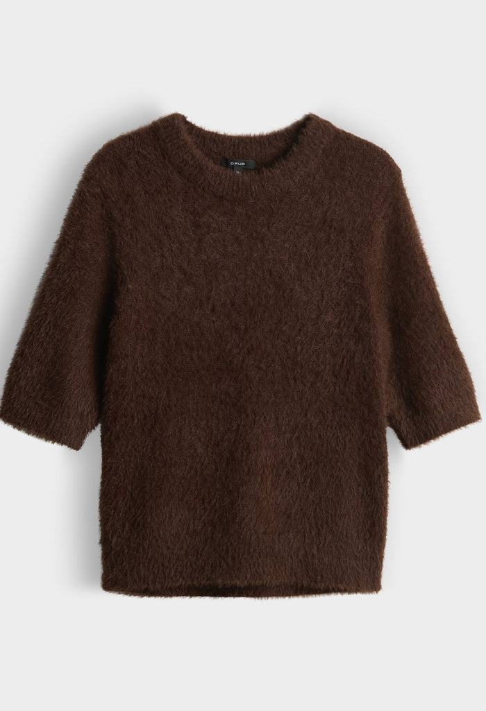 Puvet Slim short-sleeved knitted jumper