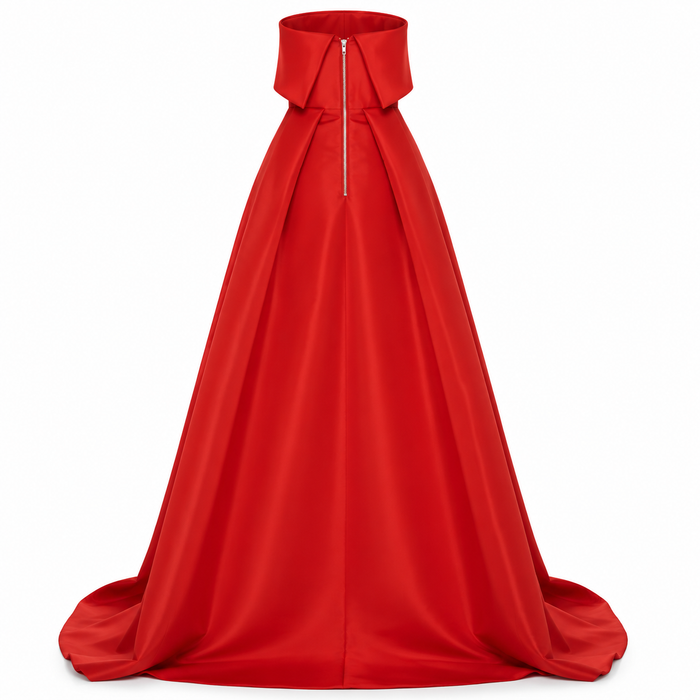 Red Strapless Ball Gown – Valencia