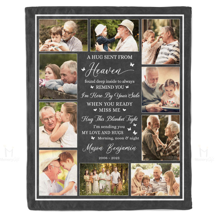 remembrance photo blanket