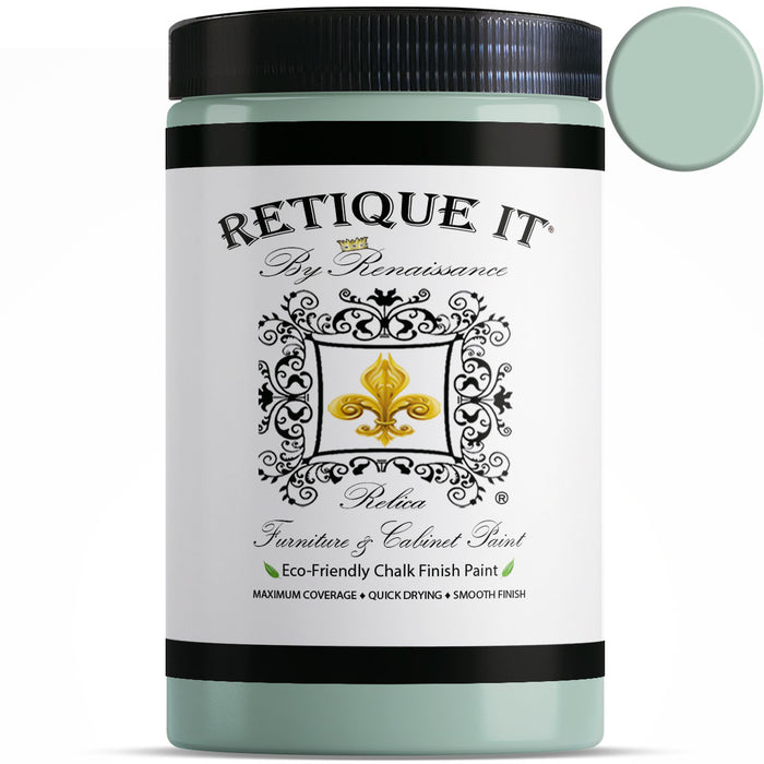 Retique It FCP-CELA-M paint swatch featuring a primary color sample of the watercolor-inspired paint.