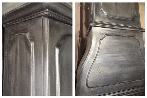 Retique It Clear Furniture Wax in a jar, highlighting its protective coating for wood furniture with a smooth, clear finish.
