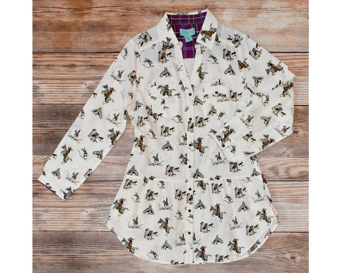Retro Cowboy Four Corners Tunic