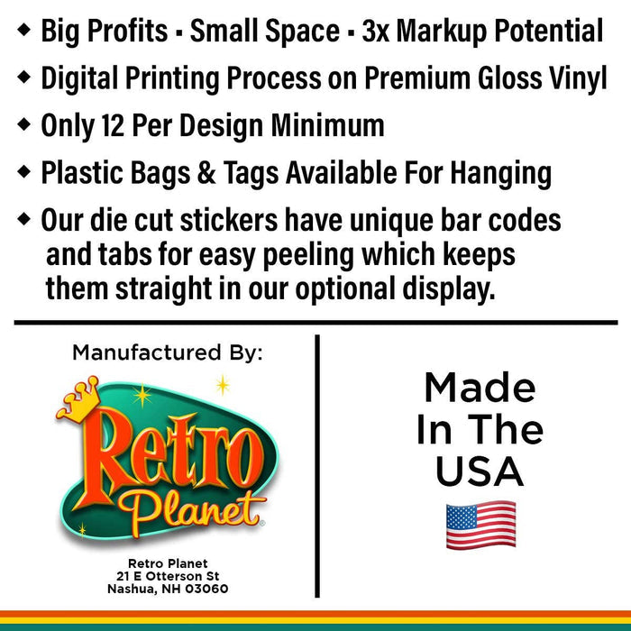 RetroPlanet - USA 1776 Liberty 2026, 250 Years of Freedom Die Cut Sticker