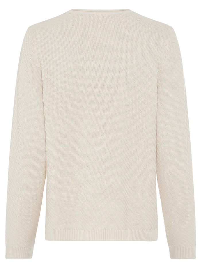 Ribbed Long Sleeve Knit Jumper