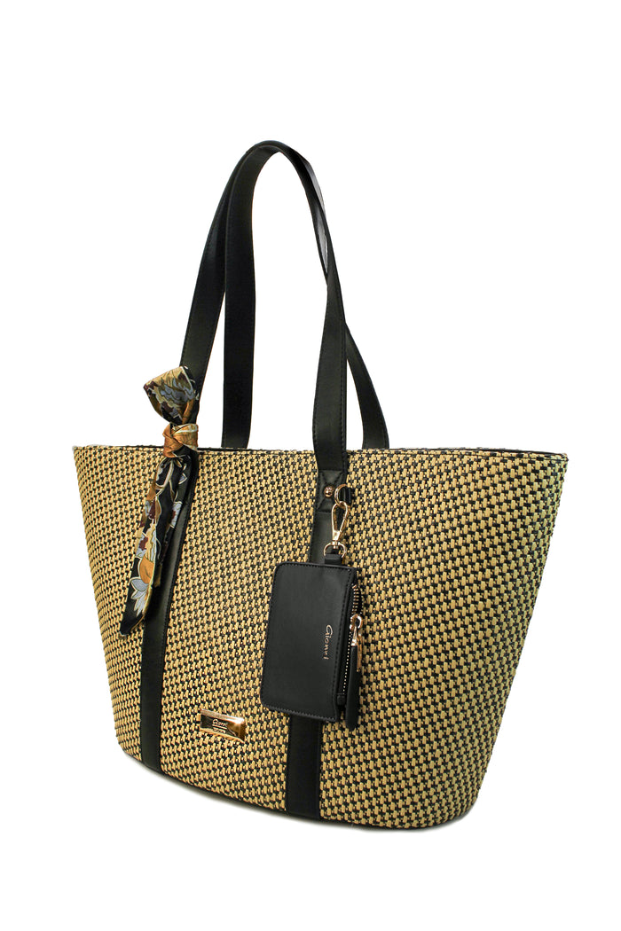 Ribbon Detail Tote Bag