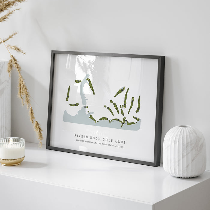 Rivers Edge Golf Club | Golf Course Print | On+Table