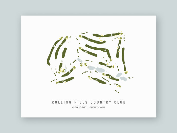 Rolling-Hills-Country-Club-CT--Unframed-24x18-With-Hole-Numbers