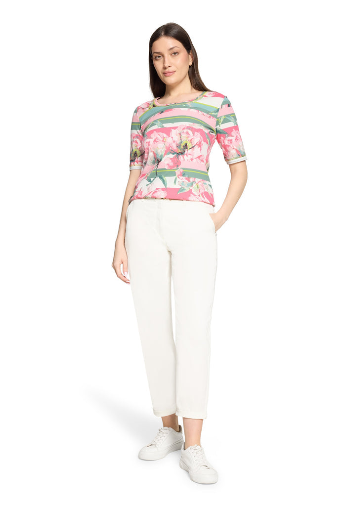 Rose Striped Top