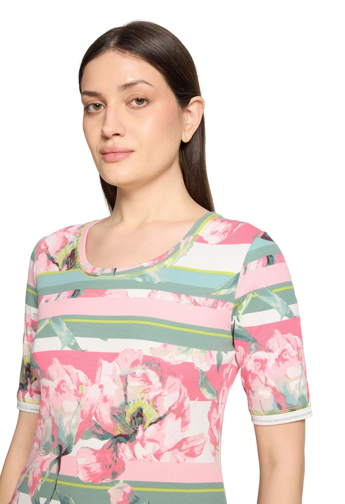 Rose Striped Top