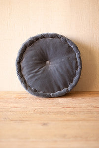 Round Velvet Floor Cushion