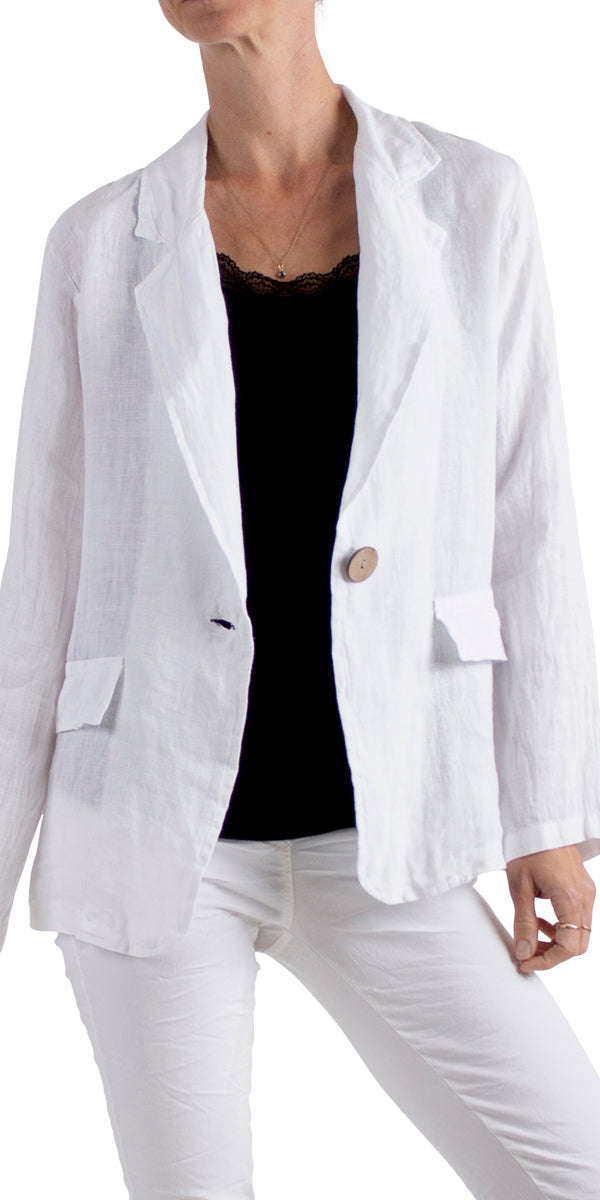 Sabrina Linen Blazer