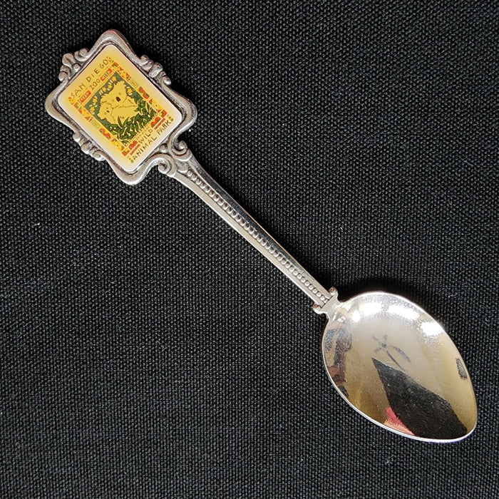 San Diego Zoo Wild Animal Park Collectible Souvenir Spoon 5" 12cm Silver Plated