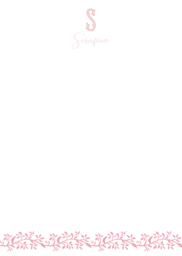Scallop Notepad {pink}