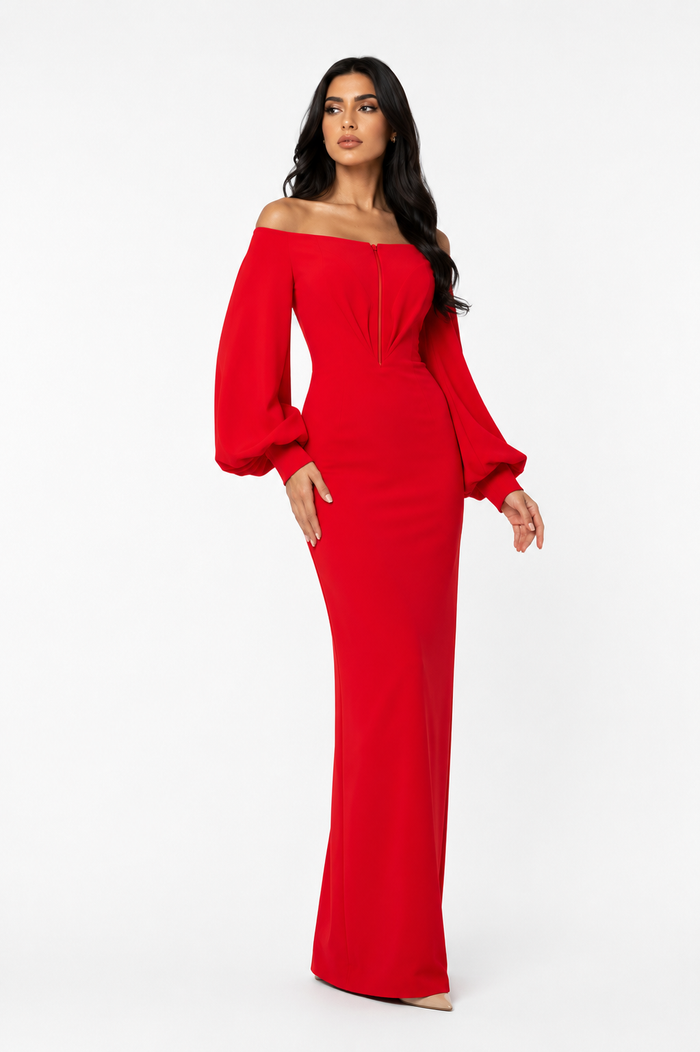 Scarlet Grace Maxi Dress – Radiance